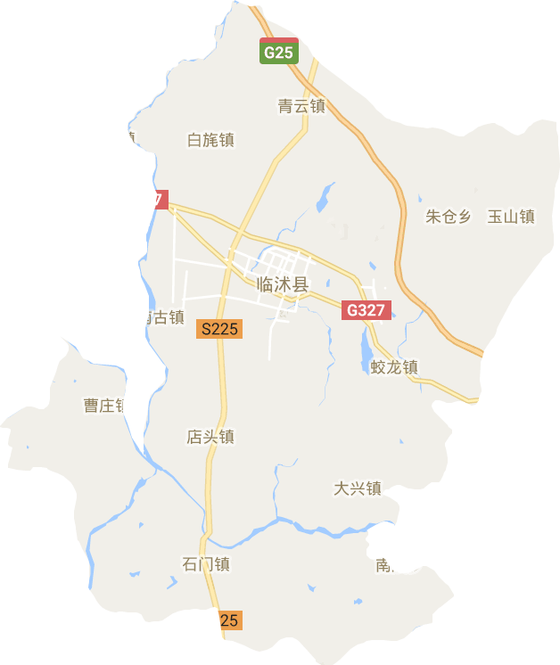 临沭县电子地图
