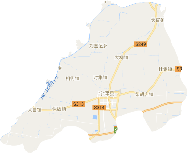 宁津县电子地图