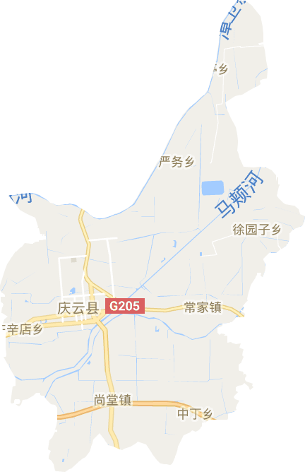 庆云县电子地图