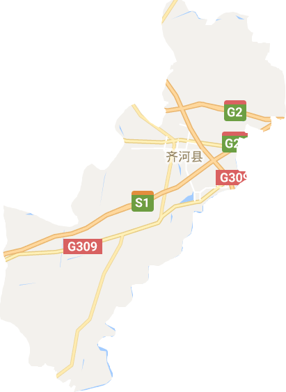 齐河县电子地图