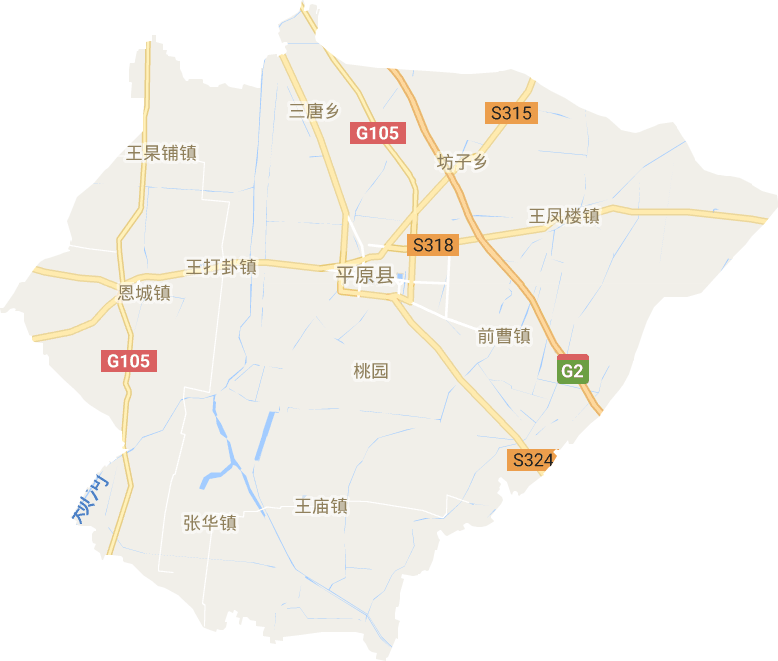 平原县电子地图
