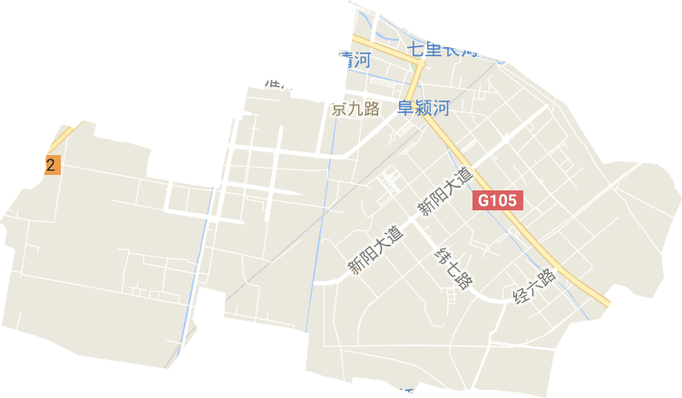阜阳开发区京九办事处电子地图