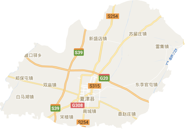 夏津县电子地图