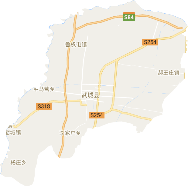 武城县电子地图