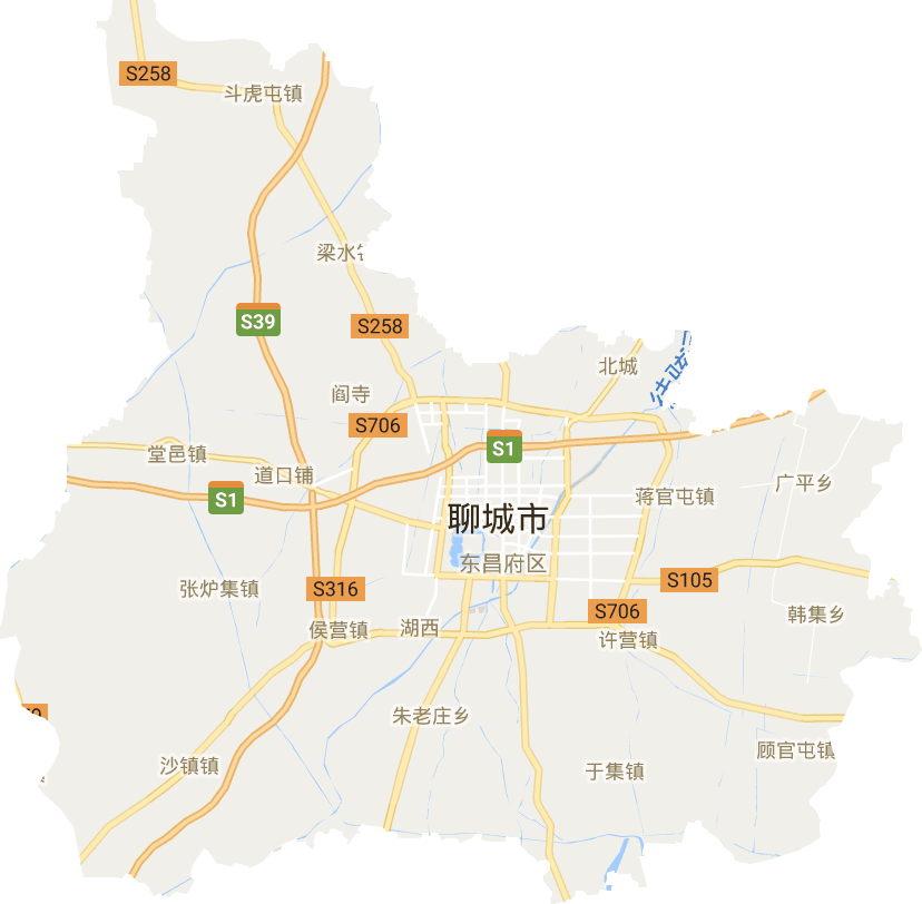 东昌府区电子地图
