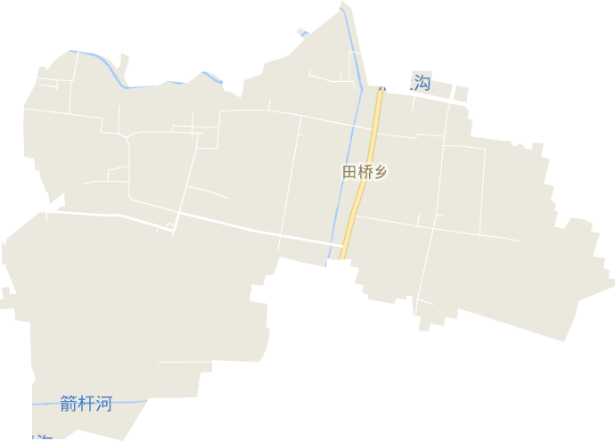 田桥乡电子地图