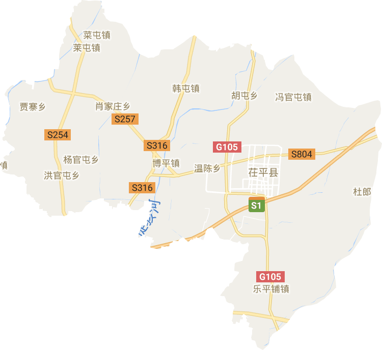 茌平县电子地图