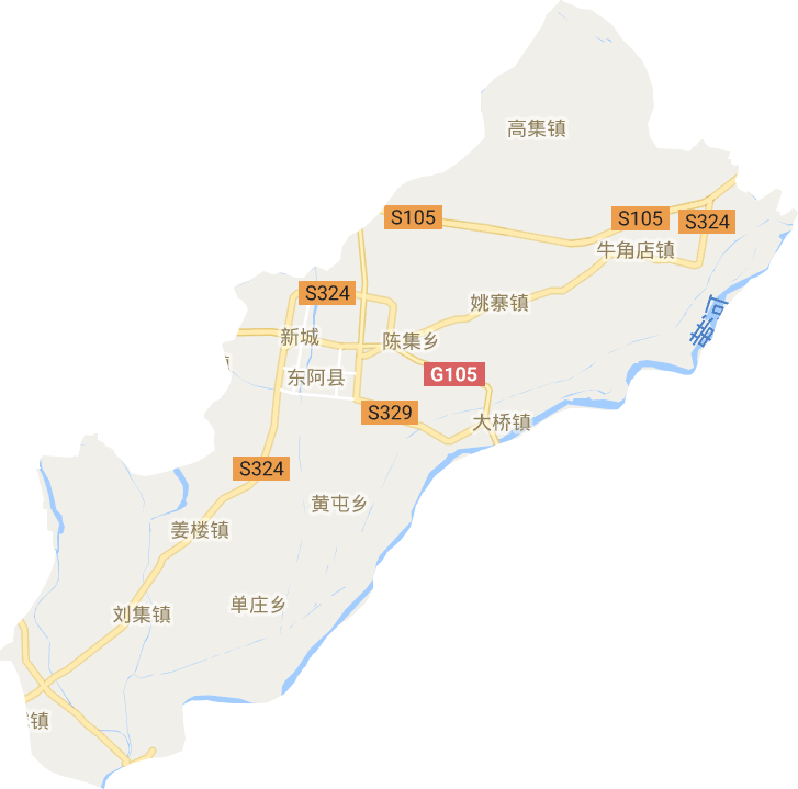 东阿县电子地图