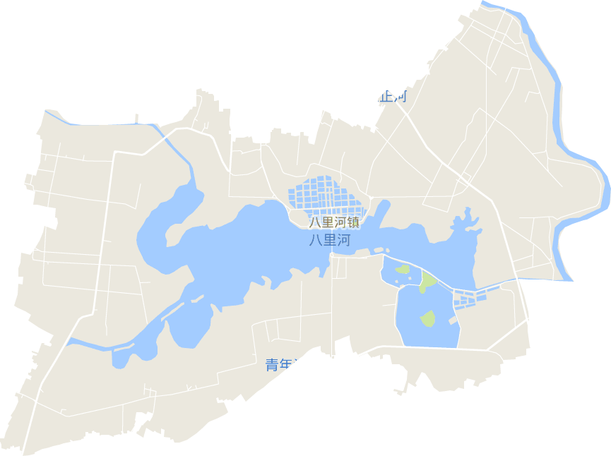 八里河镇电子地图