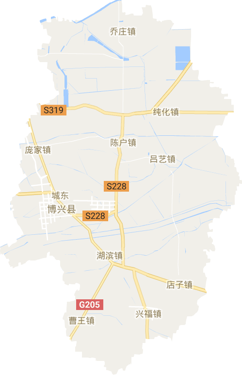 博兴县电子地图