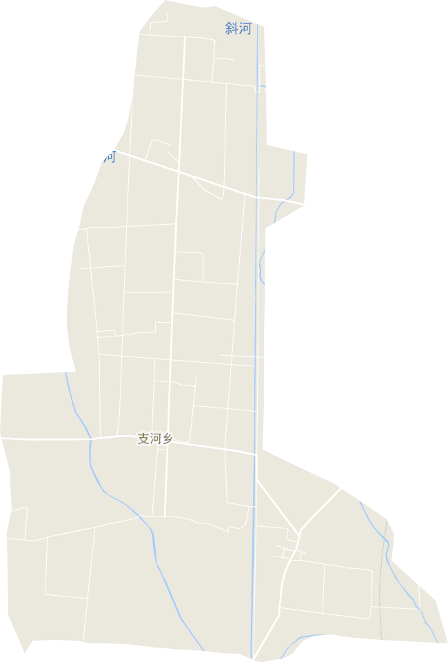 支河乡电子地图