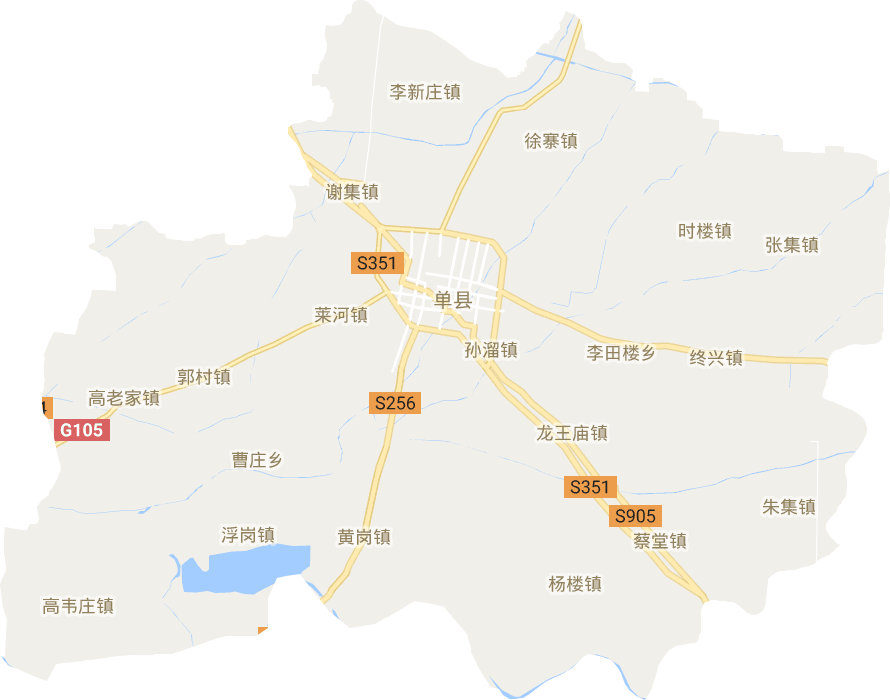 单县电子地图