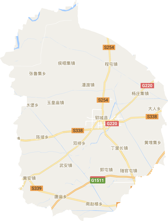郓城县电子地图
