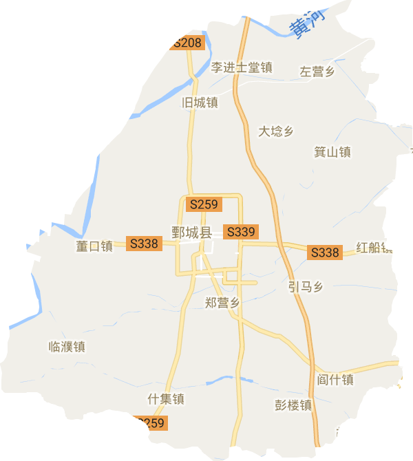 鄄城县电子地图
