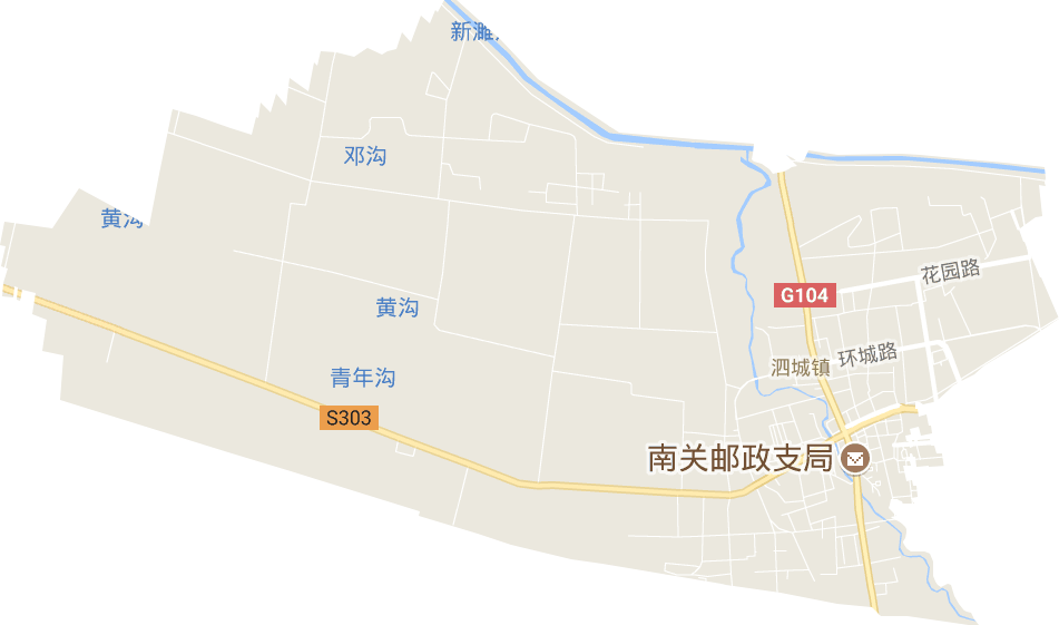 泗城镇电子地图