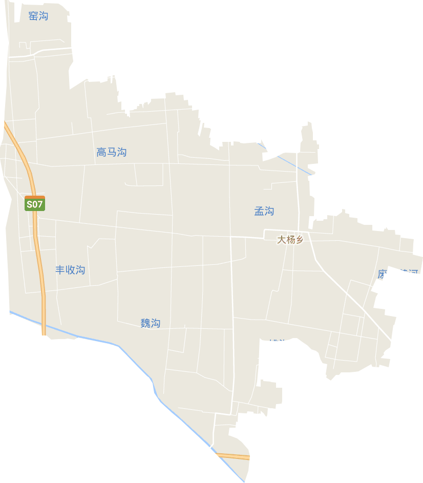 大杨乡电子地图