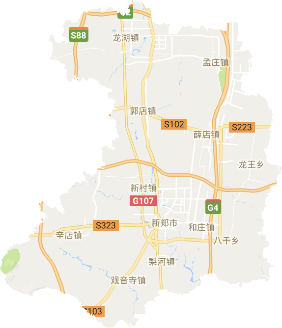 新郑市电子地图