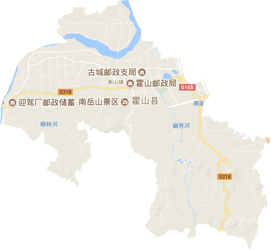 衡山镇电子地图