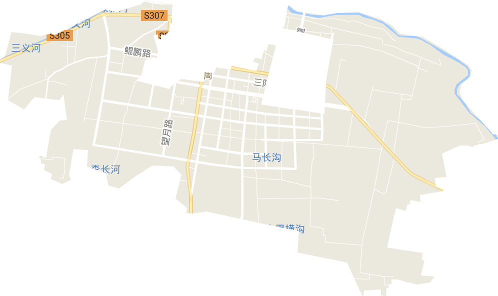 庄周办事处（乡级单位）电子地图