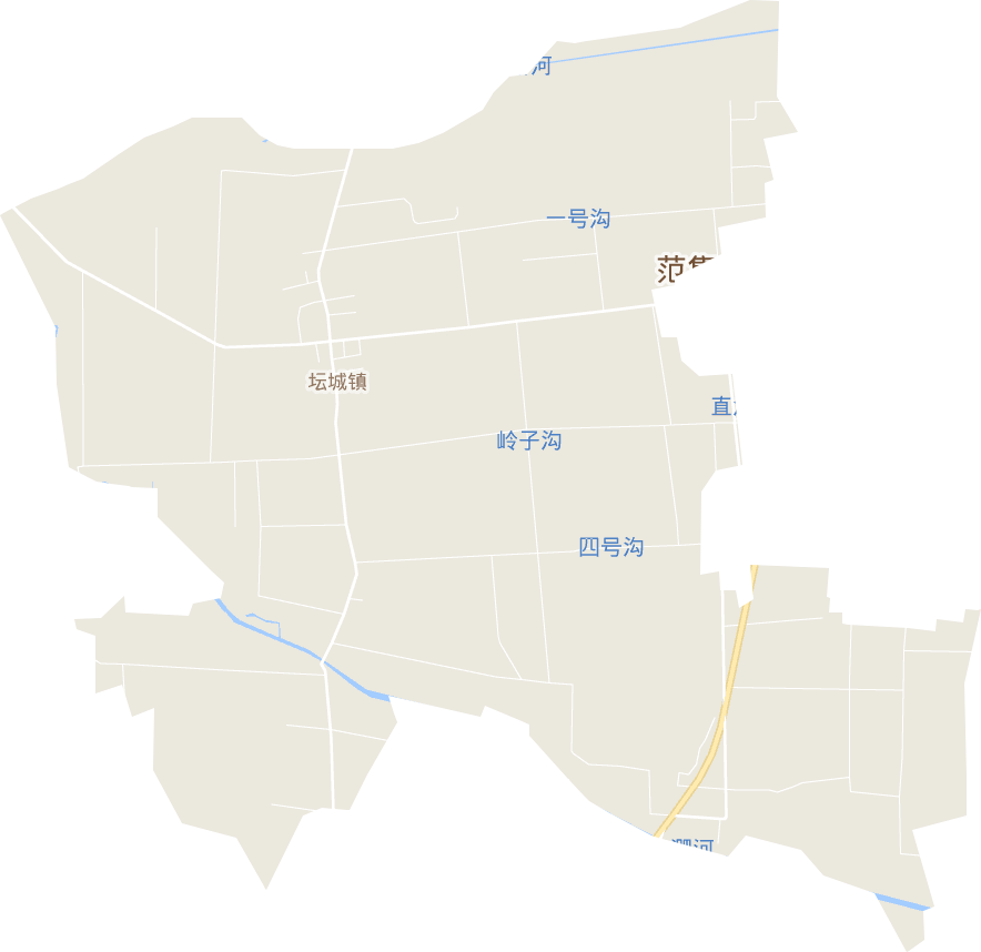 坛城镇电子地图