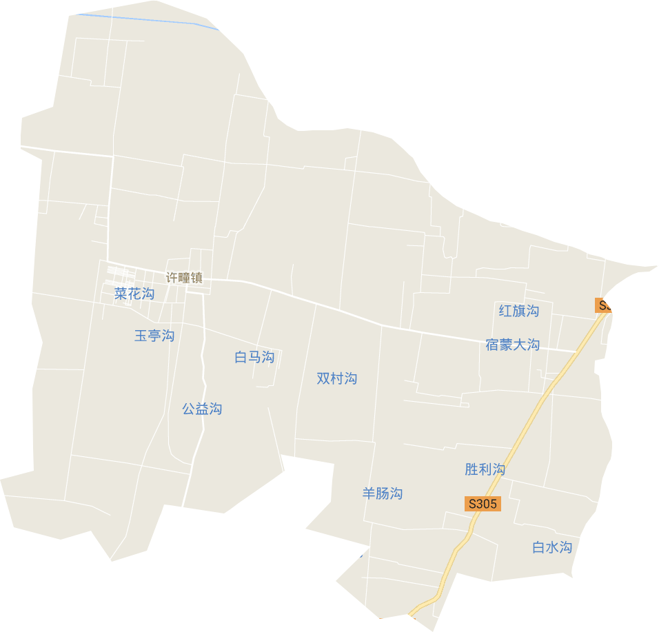 许疃镇电子地图