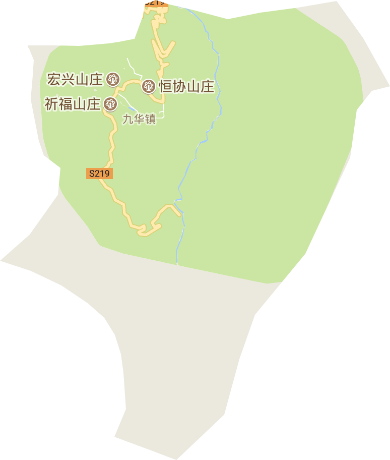 九华镇电子地图