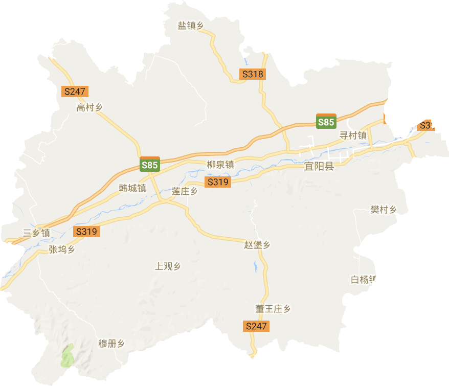 宜阳县电子地图
