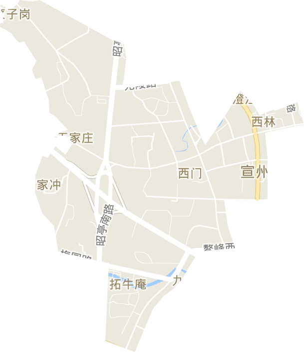 西林街道电子地图