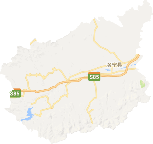 洛宁县电子地图