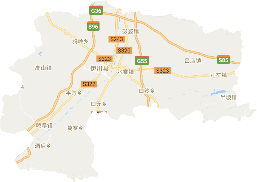 伊川县电子地图