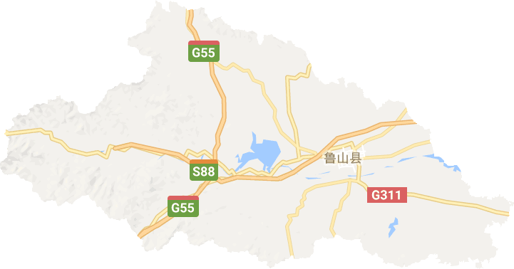 鲁山县电子地图