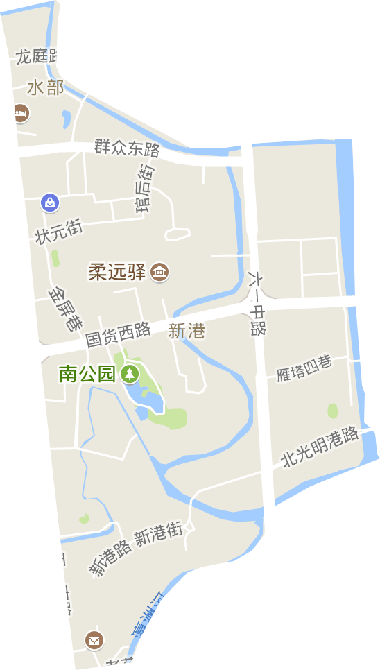 新港街道电子地图