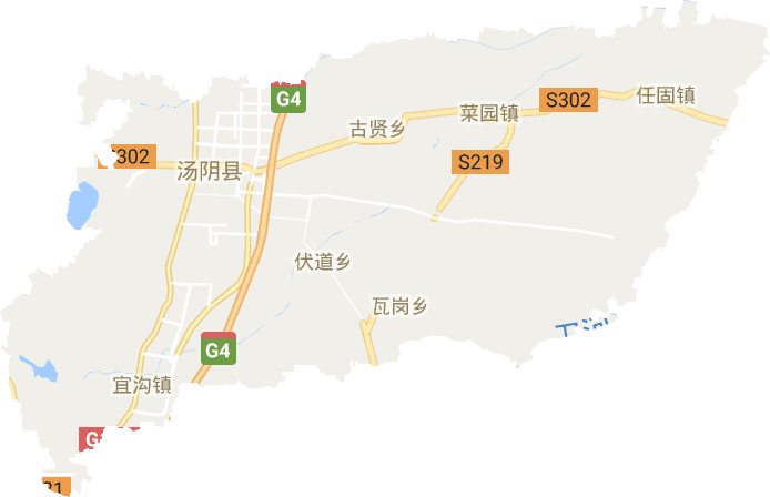 汤阴县电子地图
