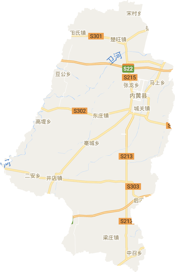 内黄县电子地图
