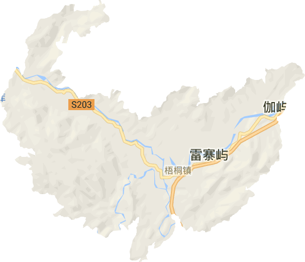 梧桐镇电子地图