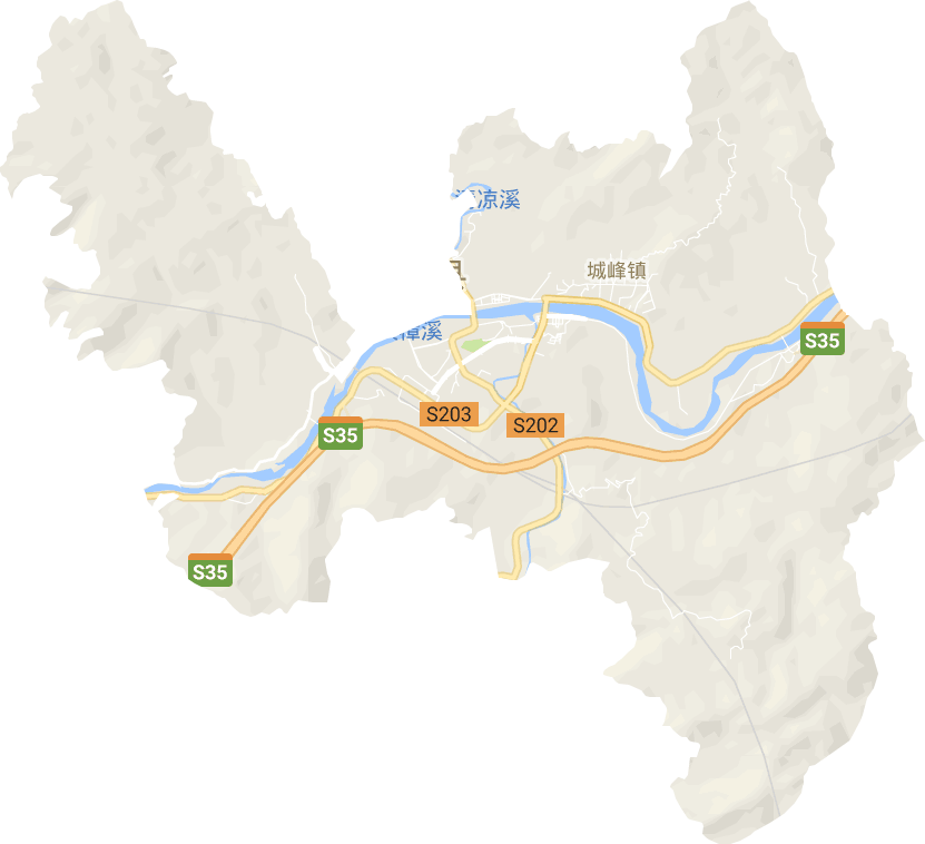 城峰镇电子地图