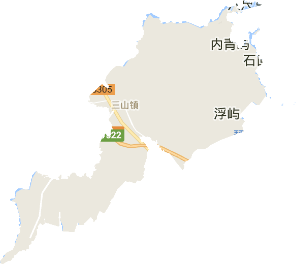 三山镇电子地图