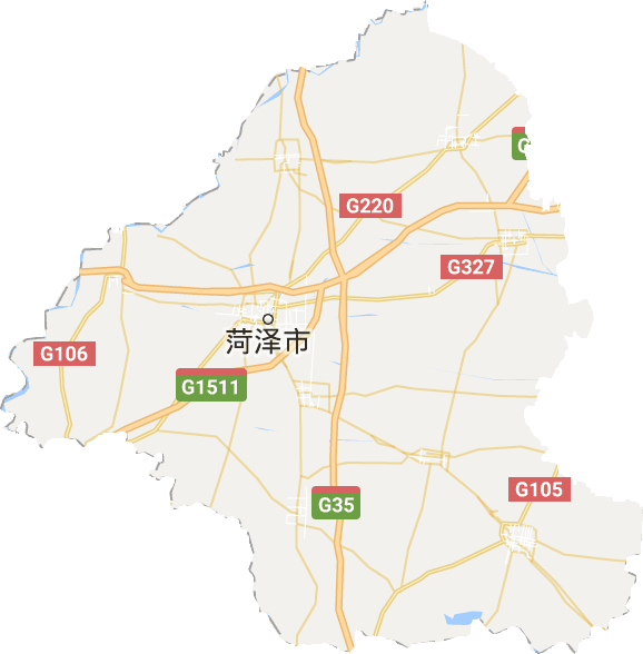 菏泽市电子地图