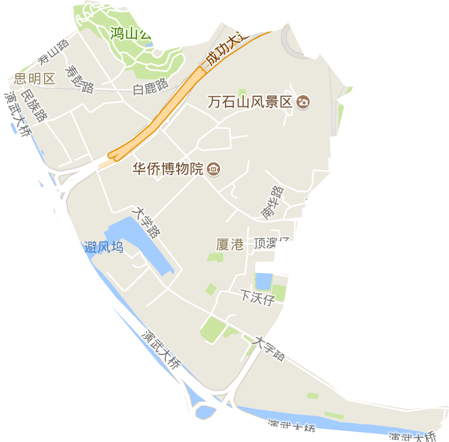 厦港街道电子地图