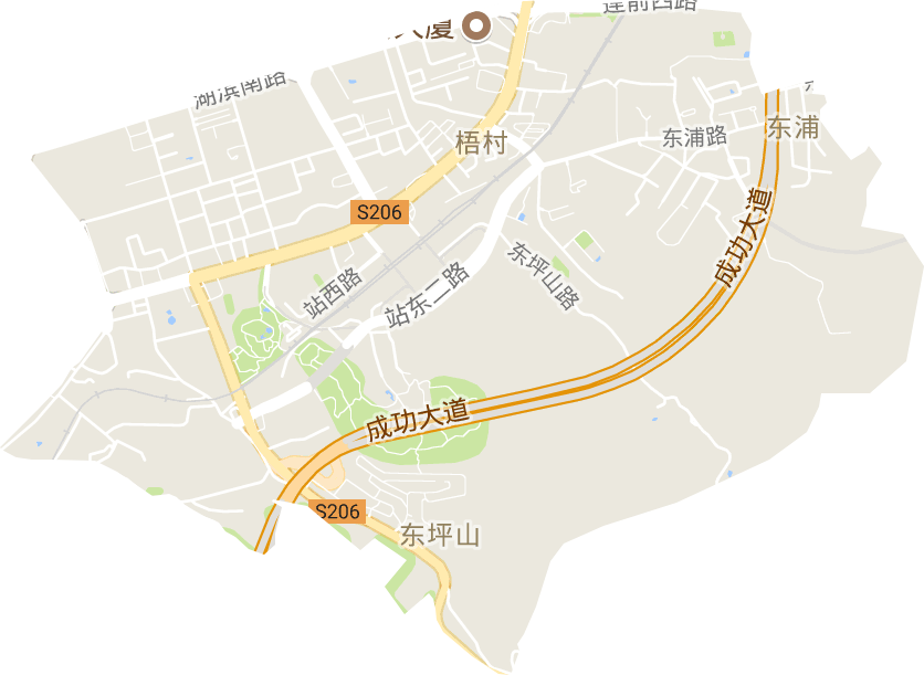 梧村街道电子地图
