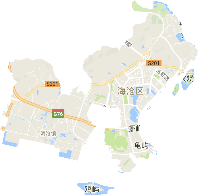 海沧街道电子地图