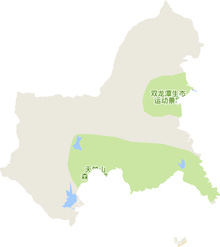 天竺山林场电子地图
