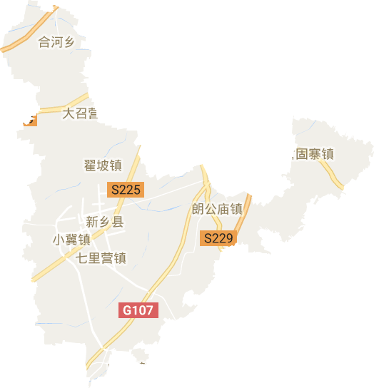 新乡县电子地图