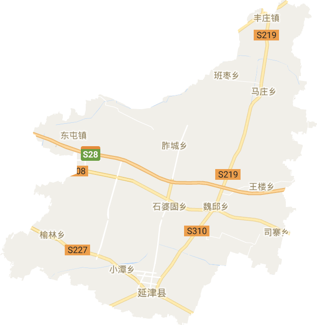 延津县电子地图