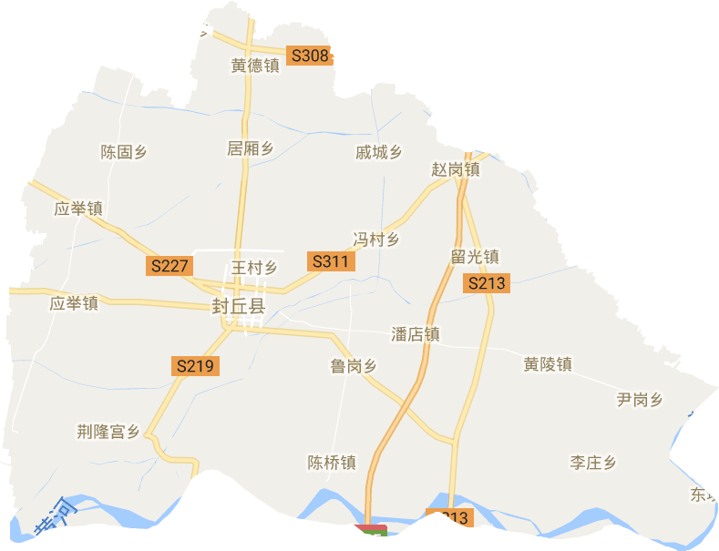 封丘县电子地图