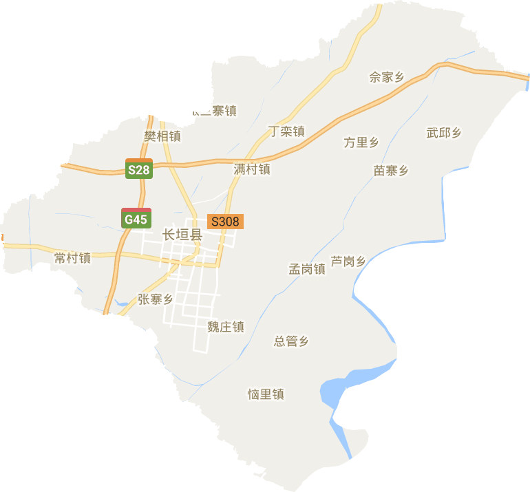 长垣县电子地图