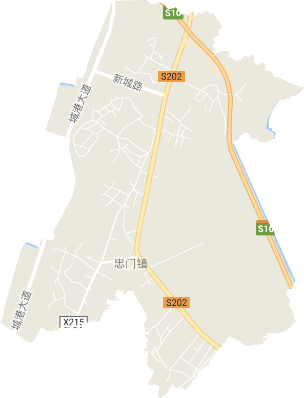 忠门镇电子地图