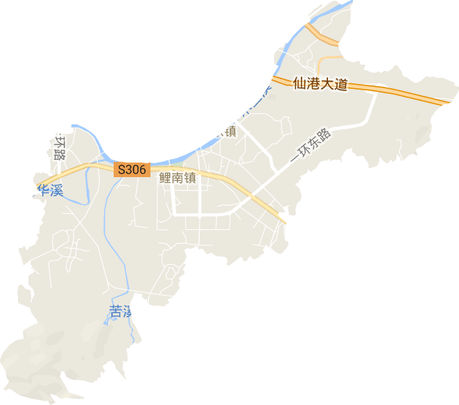鲤南镇电子地图