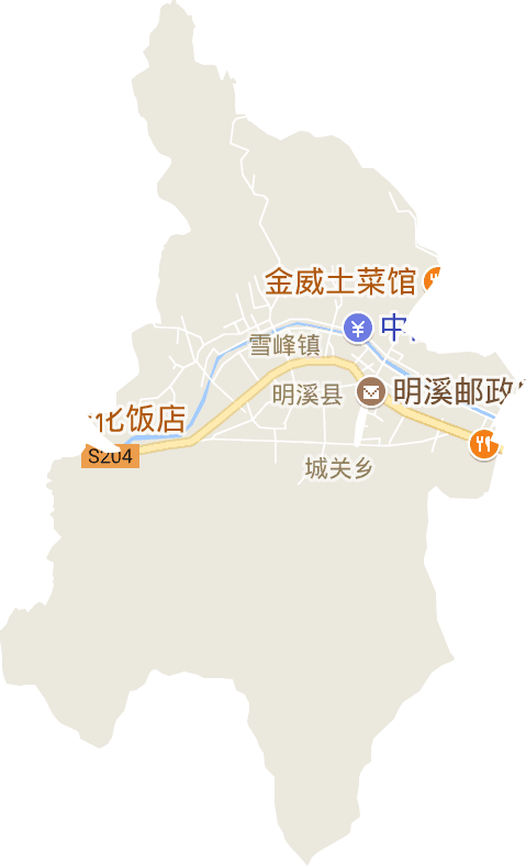 雪峰镇电子地图