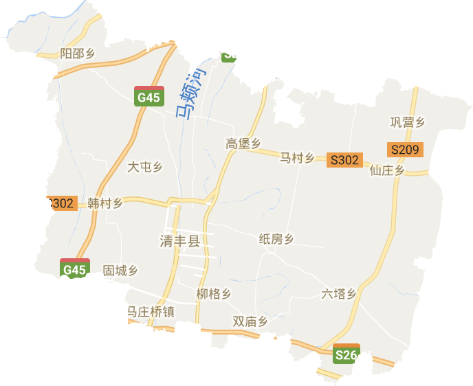 清丰县电子地图